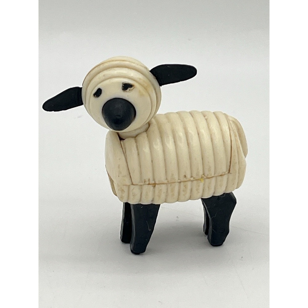 Vtge Fisher Price Little People replacement Sheep Figure Play family Farm #915